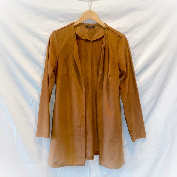 YEST Jackets & Blazers - YEST faux suede jacket size M